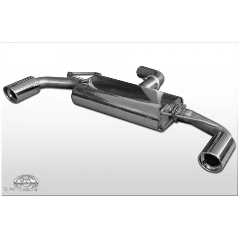 Highlight Fox Duplex Auspuff Sportauspuff Komplettanlage für VW Golf VI GTI-Optik 1.4 1.6l