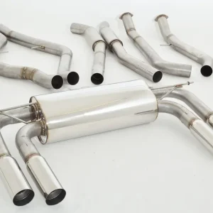 Friedrich Motorsport 3 Zoll 76mm Duplexanlage Sportauspuff für BMW X6 M 4.4l V8 Neue Ware
