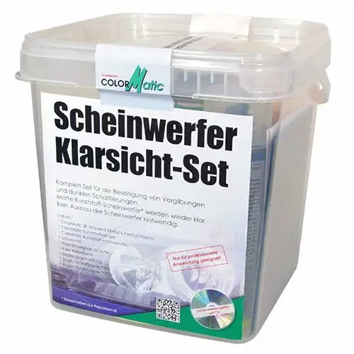 Sonderaktion ColorMatic Scheinwerfer Klarsicht-Set 359248 Kunststoff-Streuscheiben-Reparatur