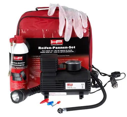 Schnäppchen Reifen Pannen Set mit Kompressor Reifen Reparatur Reifenpannenset Set Starter