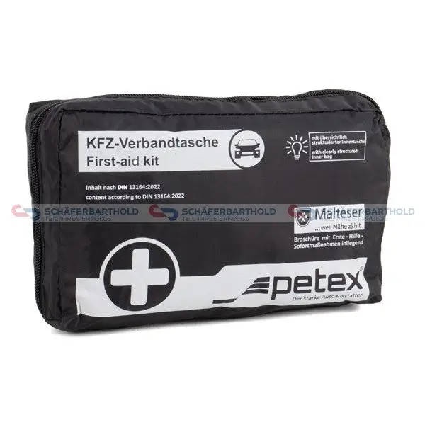 Kracherpreis Verbandtasche Verbandstasche Erste-Hilfe Verbandskasten PKW DIN13164 SCHWARZ