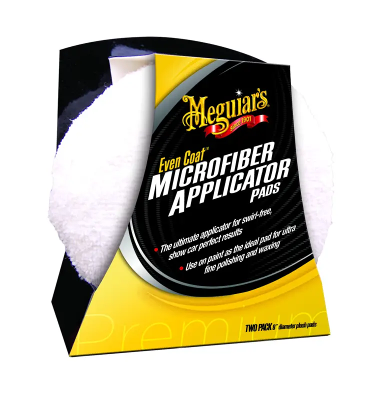 Meguiars Even Coat Microfiber Applicator 2er pack Mirkofaser Auftragsschwamm Markenware