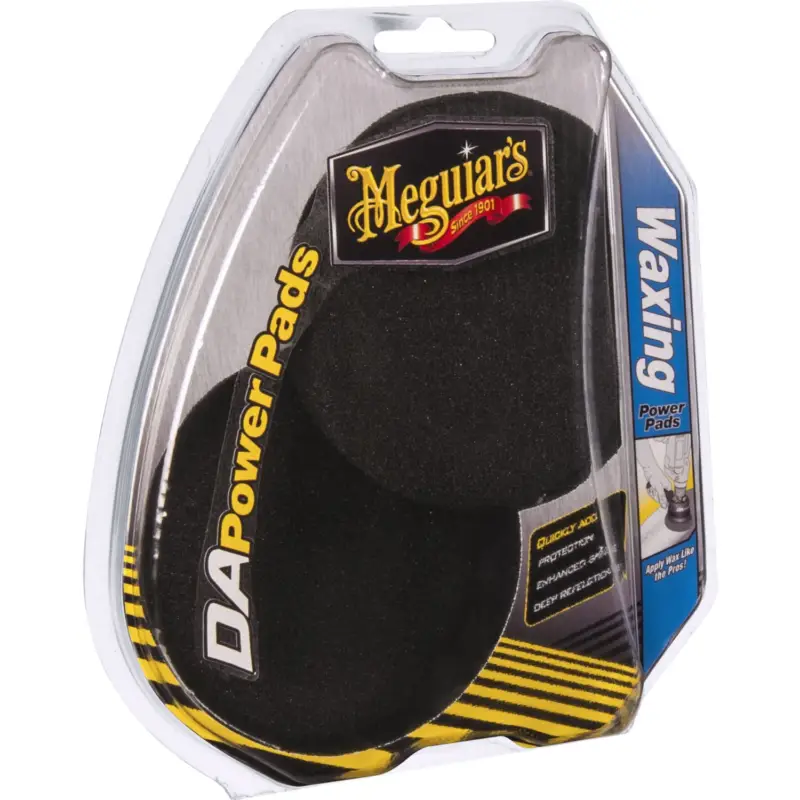 Meguiars DA Power Pads Waxing Lack Polierpad Wachs Polieren 2 Stk G3509INT Letzte Chance