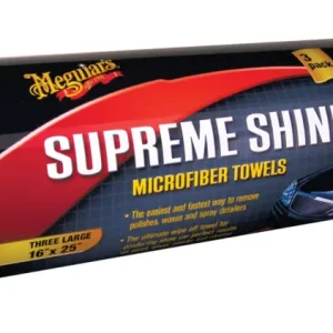 Meguiars Supreme Shine Microfiber Mikrofasertuch Autowäsche 3er Pack X2020EU Neu