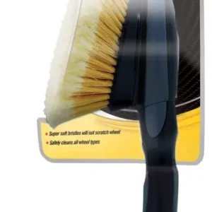 Meguiars Felgenbürste Autowäsche Versa Angle Wheel Face Brush Bürste X1025EU Top-Angebot