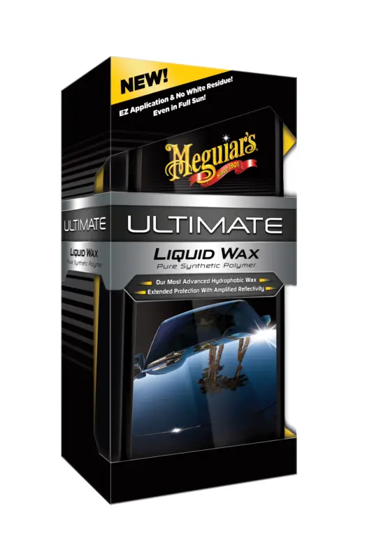 Meguiars Ultimate Liquid Wax Autowachs + Pad u. Microfiber Towel G210516EU 473ml Highlight