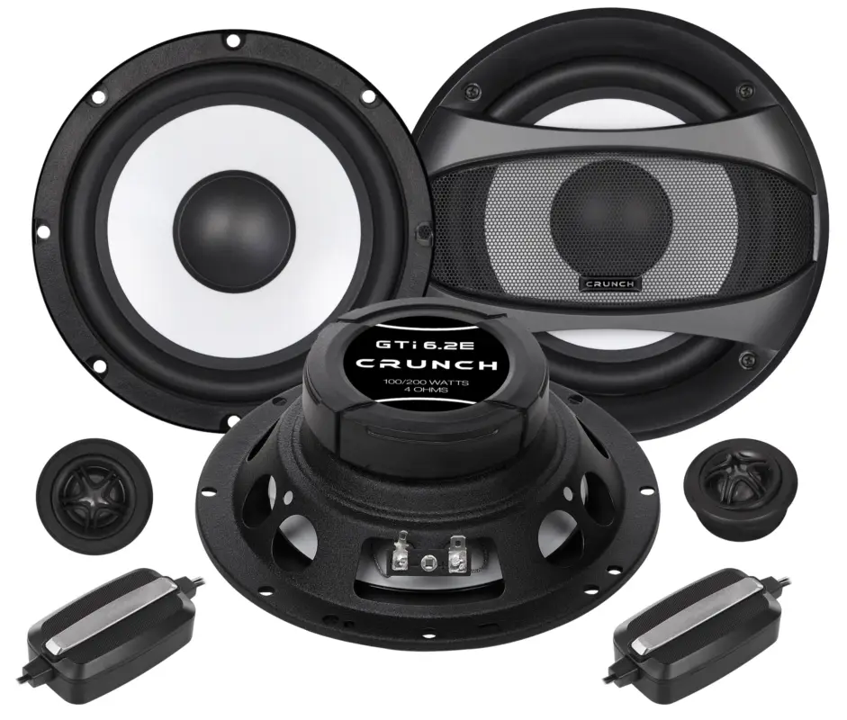Jetzt Bestellen CRUNCH 2-Wege Komponentensystem 16,5 cm 165 mm Kompo-System GTI6.2E