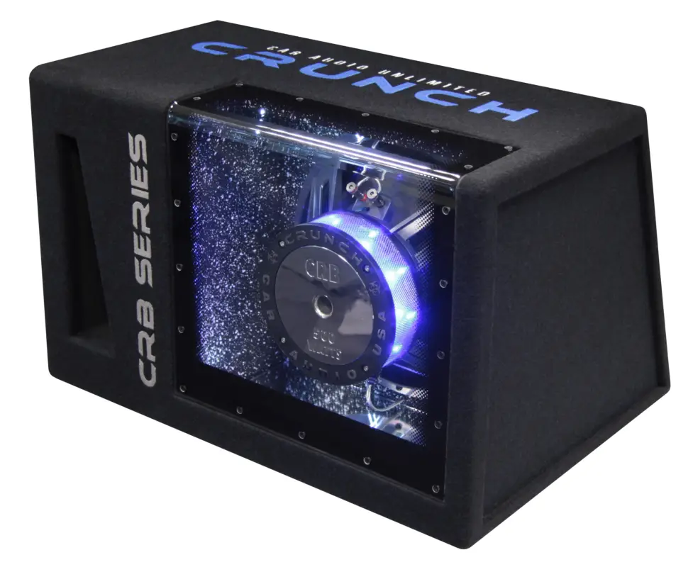CRUNCH SINGLE-BANDPASS CRB-501 Subwoofer Sub Endstufe Basskiste PKW Sale