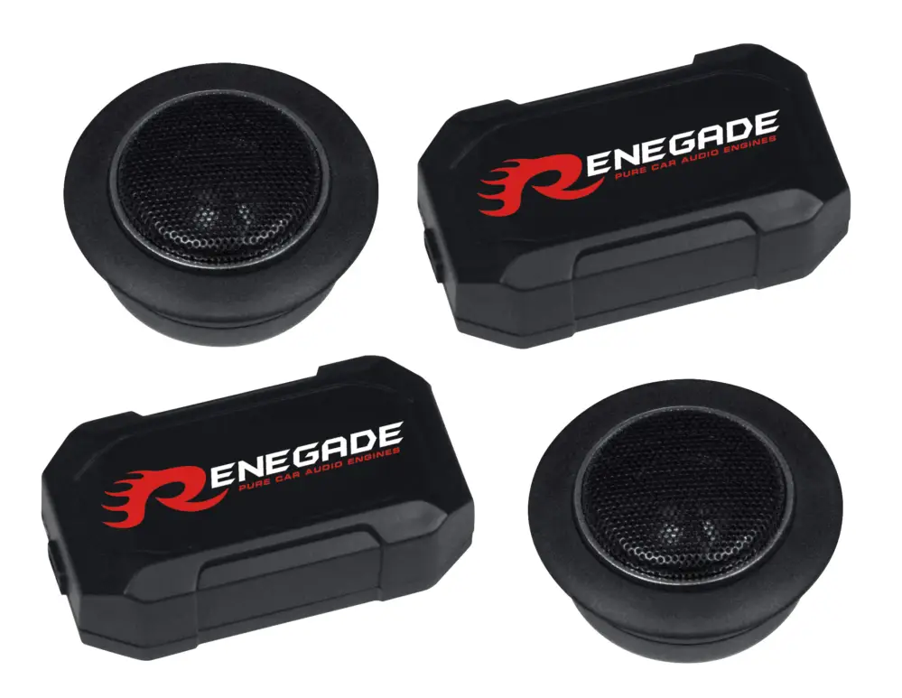 RENEGADE Hochton-Set RX-6.2T Hochtöner Set 20 mm 200 Watt max Tweeter Set Top-Preis