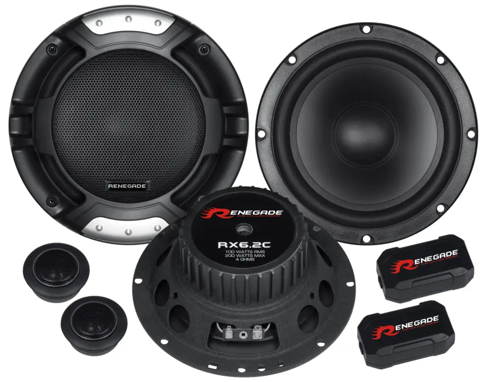 RENEGADE 2-Wege Kompo 16,5cm RX-6.2C Autolautsprecher Lautsprecher Auto Boxen Bestpreis