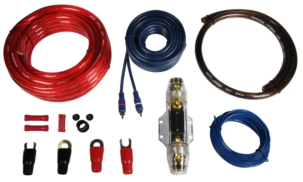 Sonderaktion RENEGADE Premium Kabelset 35 mm² RX35Kit Kabel Set für Endstufe Verstärker
