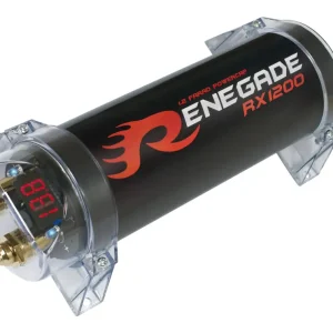 Neue Ware RENEGADE Pufferelko 1.2 F Farad RX1200 Farad Powercap Kondensator CarHifi Auto