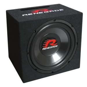 Highlight RENEGADE 25cm Bassreflex-Subwoofer 250/500 Watt Auto Bassbox Basskiste RXV1000