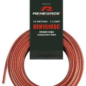 RENEGADE 10 m 1,5 mm² REN1510SC Hochflexibles Lautsprecherkabel transparent Jetzt Kaufen