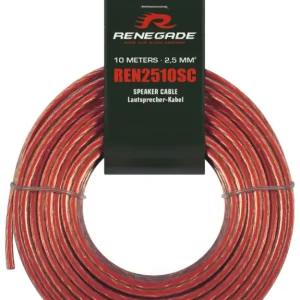 RENEGADE 10 m 2,5 mm² REN2510SC Hochflexibles Lautsprecherkabel transparent Jetzt Kaufen