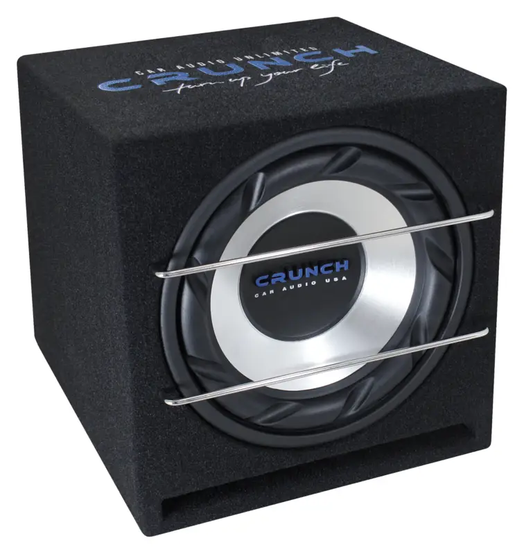 Neuheit CRUNCH 30cm Bassreflex-Subwoofer 350 Watt Auto Bassbox Basskiste CRB-350