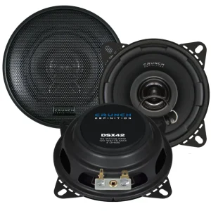 CRUNCH Flach Lautsprecher Auto Boxen Set 10cm 120 Watt 100mm PKW KFZ DSX-42 Günstig