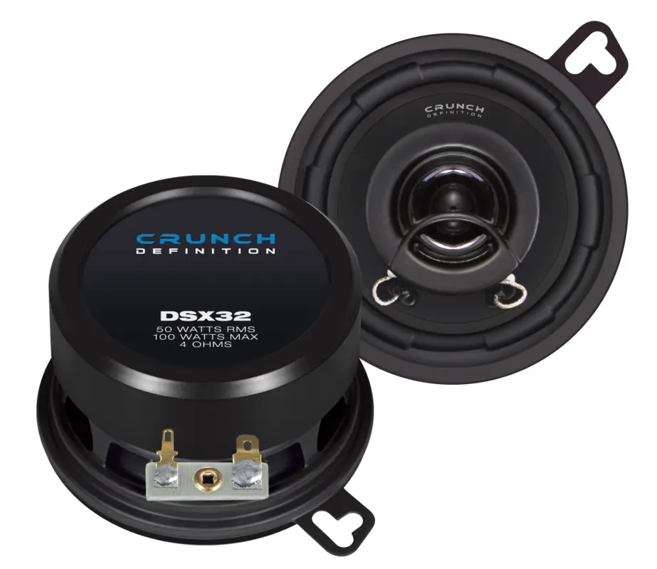 CRUNCH DEFINITION KOAX DSX32 Lautsprecher Auto Boxen Set 100 Watt PKW KFZ Wochenendangebot