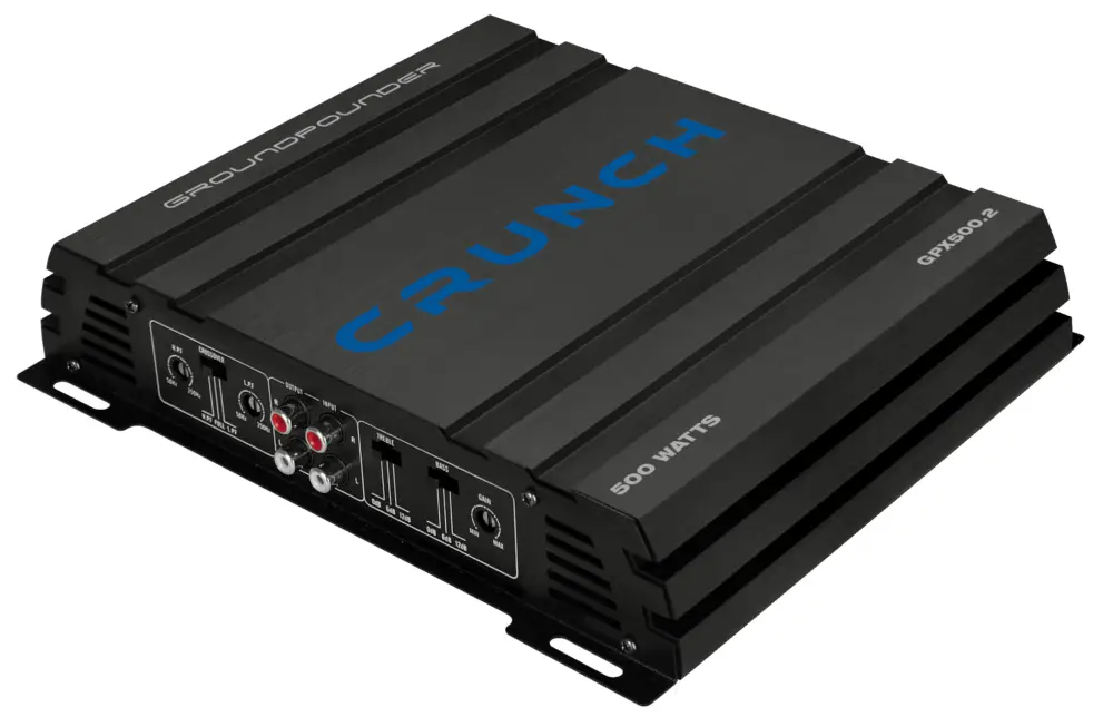 CRUNCH 500 Watt 2-Kanal Verstärker Endstufe brückbar Auto KFZ PKW GPX500.2 Preisknaller