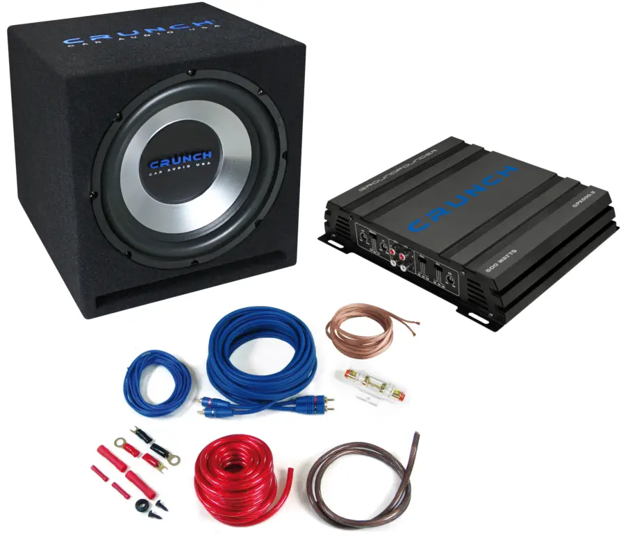 Abverkauf CRUNCH CBP500 Car Hifi Komplett Anlage Set Kfz Auto 500 Watt CBP 500