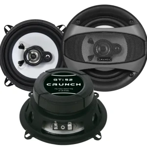 CRUNCH KOAX 13 cm GTI-52 Lautsprecher Auto Boxen Set 150 Watt PKW KFZ Markenware