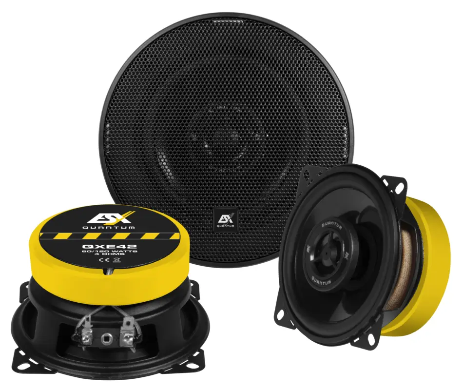 ESX QUANTUM SERIES KOAX 10 cm QXE-42 Lautsprecher Set Auto Boxen Paarpreis Top-Angebot