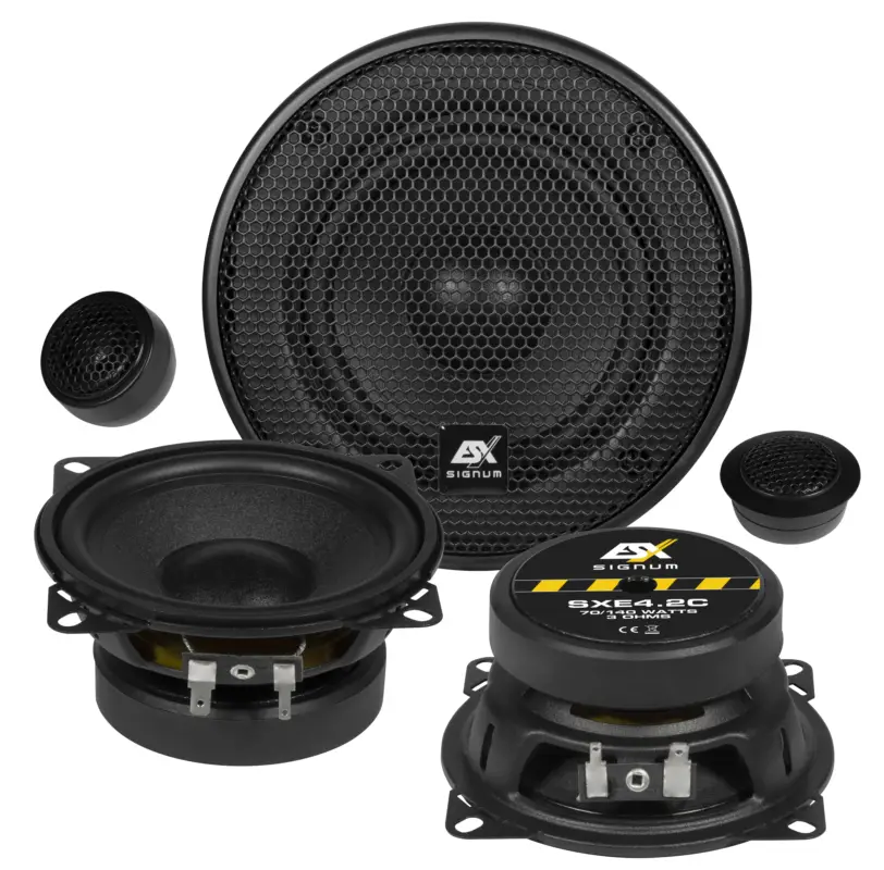 Heißes Angebot ESX SIGNUM 2-Wege System SXE-4.2C Lautsprecher Set Auto Boxen Paarpreis