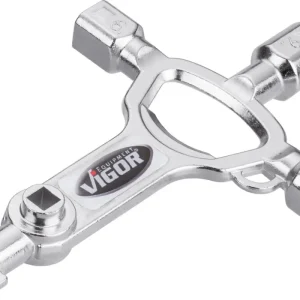 VIGOR Baustellenschlüssel MasterKey Elektro V4227 L x B: 145 mm x 80 mm Neuheit