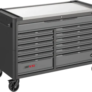 Top-Preis VIGOR Werkstattwagen Series XXL Edelstahl-Arbeitsplatte leer V4481-XXL 1625mm