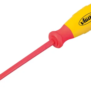 VIGOR VDE Schraubendreher V2028 Schlitz Profil SW 0,5 x 3 mm Sichere Zahlung