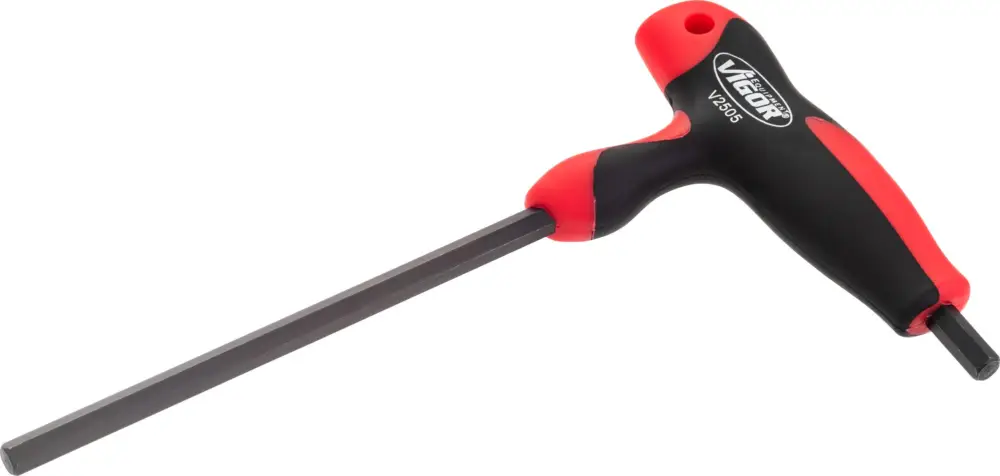 Beliebt VIGOR Schraubendreher T-Griff V2505 Innen Sechskant Profil SW 5 mm