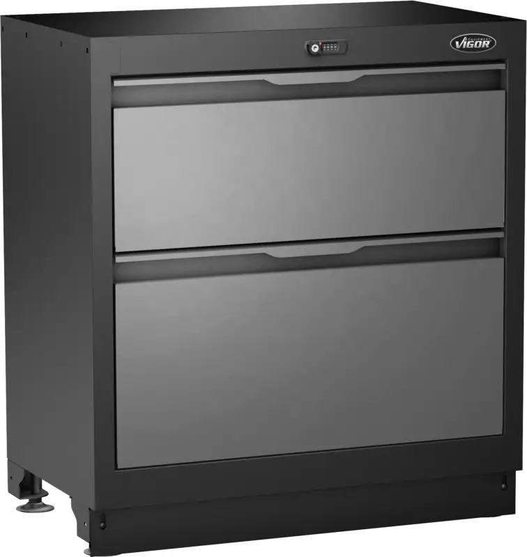 Zertifiziert VIGOR Schubladen-Unterschrank 2 Schubladen V6000-029XL L x B x H: 861 mm x 500mm