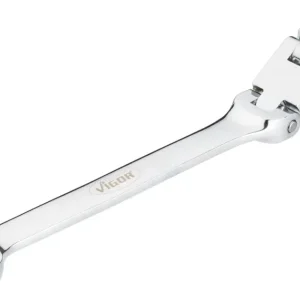 Begrenztes Angebot VIGOR Doppelgelenk Ratschen-Ring-Maulschlüssel V6752-11 Doppelsechskant SW 11 mm