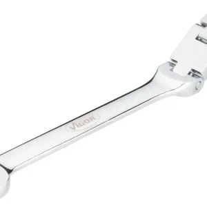 Bestpreis VIGOR Doppelgelenk Ratschen-Ring-Maulschlüssel V6752-13 Doppelsechskant SW 13 mm