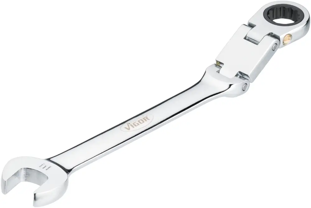 Direkt Vom Hersteller VIGOR Doppelgelenk Ratschen-Ring-Maulschlüssel V6752-14 Doppelsechskant SW 14 mm