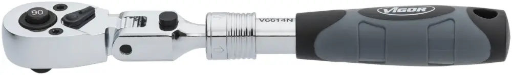 VIGOR Teleskop Gelenk-Umschaltknarre V6614N 1/4" 225 mm Solange Der Vorrat Reicht