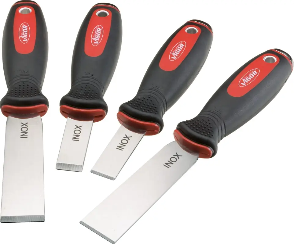 Angebot VIGOR Schaber Satz Edelstahl V1283 4-teilig Anzahl Werkzeuge: 4