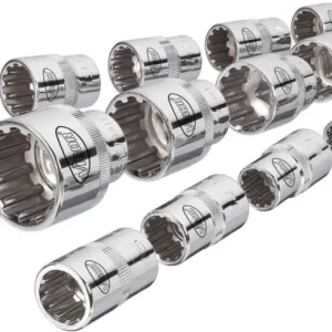 VIGOR Steckschlüsseleinsatz Satz V1898 1/2" Multiprofil 17-teilig 10 – 32 Neue Ware
