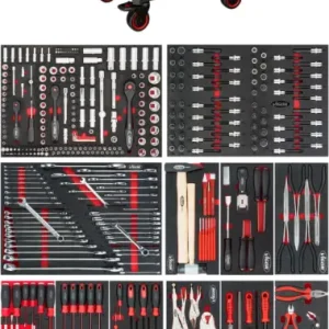 VIGOR Werkstattwagen Series L mit Sortiment V1901-X/442 442-teilig Sale