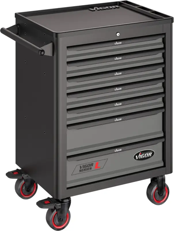 Zertifiziert VIGOR Werkstattwagen Series L leer V1901 L x B x H: 723 mm x 459 mm x 1002 mm