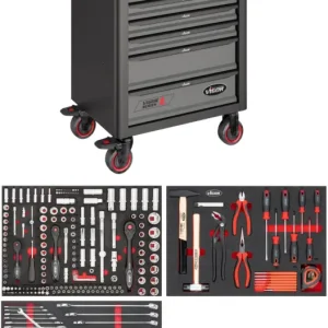 VIGOR Werkstattwagen Series L mit Sortiment V4219 248-teilig Billig