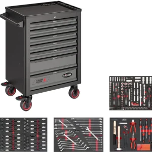 VIGOR Werkstattwagen Series L mit Sortiment V5055 317-teilig Echt