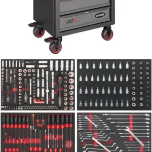 VIGOR Werkstattwagen Series L mit Sortiment V4560 344-teilig Knallerangebot