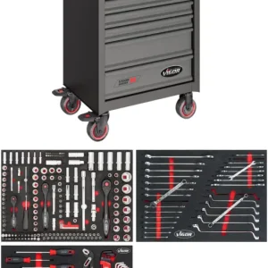 VIGOR Werkstattwagen Series M mit Sortiment V2379N 238-teilig Preisreduziert