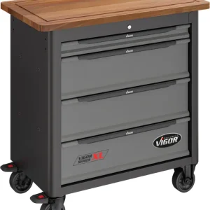 Zertifiziert VIGOR Mobile Werkbank Series XL leer V4814 L x B x H: 907 mm x 481 mm x 990 mm