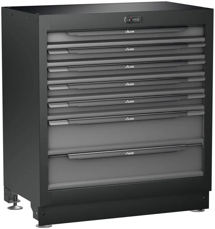 VIGOR Schubladen-Unterschrank 7 Schubladen V6000-01XL L x B x H: 861 mm x 500 mm Begrenztes Angebot