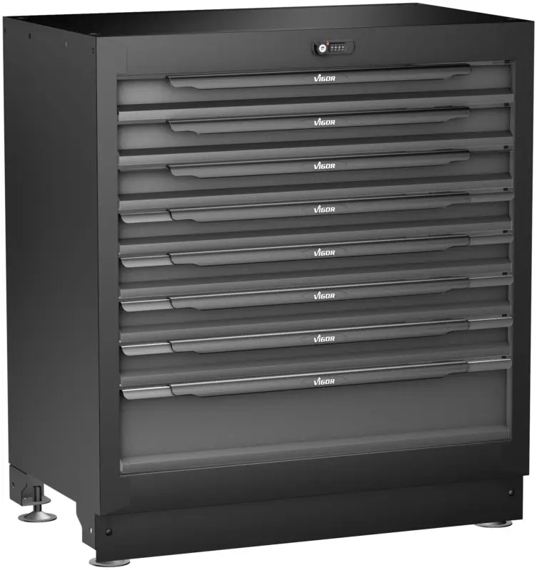 VIGOR Schubladen-Unterschrank 8 Schubladen 861 mm V6000-032XL L x B x H: 861 mm Jetzt Kaufen