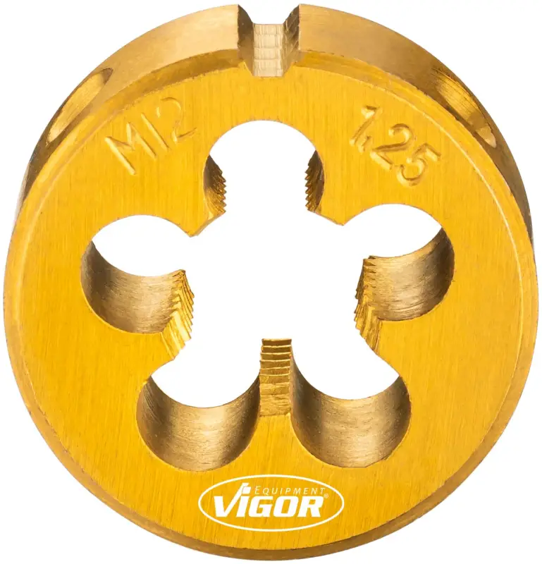 Garantierte Lieferung VIGOR Schneideisen M12 x 1,25 TIN V7181-1