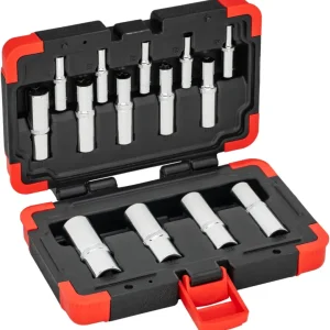 VIGOR Steckschlüsseleinsatz Satz V7014 1/4", 3/8" 1/2" E Profil 14-teilig E4-E24 Aktuell
