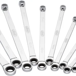 Begrenztes Angebot VIGOR Ratschen-Ringschlüssel Satz extra lang V7031 10-teilig 10 – 19 mm Anzahl